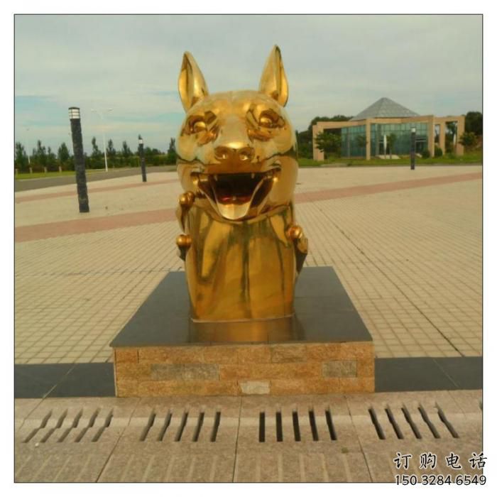 别墅十二生肖雕塑厂家 卡通喷漆小品 现代十二生肖雕塑