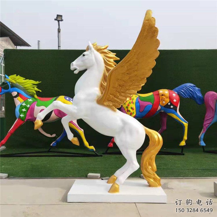 仿真飞马雕塑厂家 大型创意摆件 公园喷漆飞马雕塑 仿真飞马雕塑厂家 大型创意摆件 公园喷漆飞马雕塑