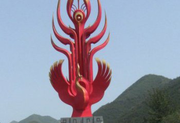 风景区龙凤呈祥雕塑厂家 中式烤漆摆小品