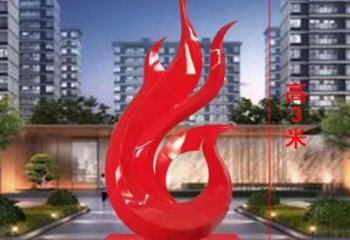 商业街凤凰雕塑厂家 大型广场摆件 步行街异形凤凰雕塑