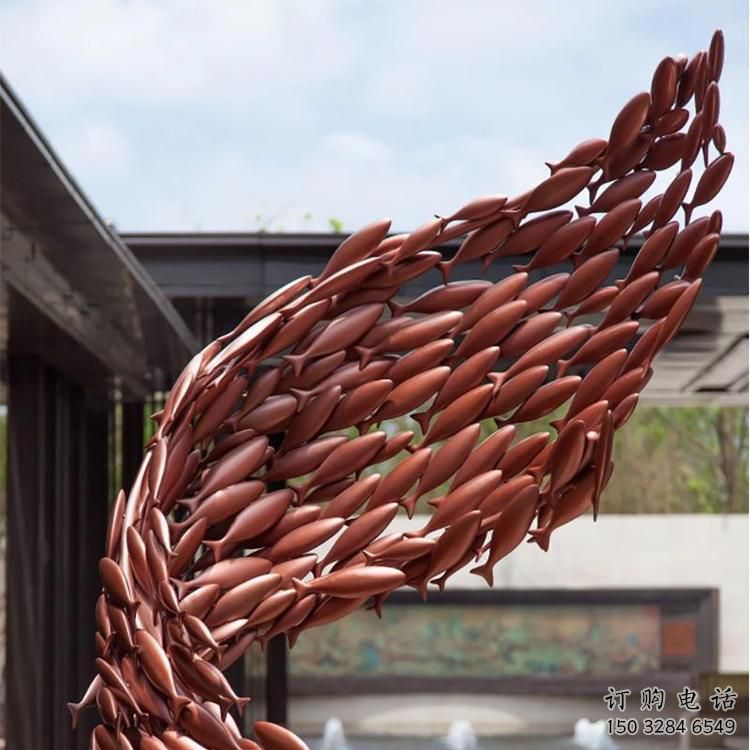 烤漆鱼群雕塑厂家 海洋宾馆摆件 现代抽象鱼群雕塑 烤漆鱼群雕塑厂家 海洋宾馆摆件 现代抽象鱼群雕塑