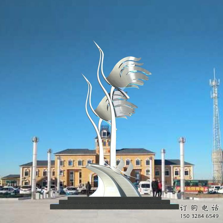 镂空仙鹤雕塑厂家 现代抽象摆件 广场切面仙鹤雕塑 镂空仙鹤雕塑厂家 现代抽象摆件 广场切面仙鹤雕塑