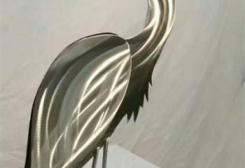 庭院鹤雕塑厂家 欧式仿真摆件 户外喷漆鹤雕塑