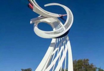 喷漆海鸥雕塑厂家 公园广场小品 草地切面海鸥雕塑