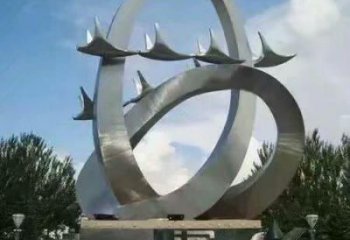 彩绘海鸥雕塑厂家 现代喷漆小品 草地切面海鸥雕塑