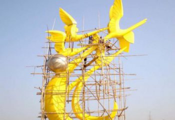 步行街海鸥雕塑厂家 创意公园摆件 草地切面海鸥雕塑