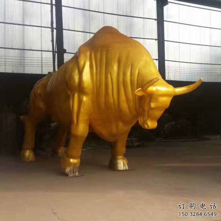 别墅金牛雕塑厂家 户外喷漆小品 创意金牛雕塑 别墅金牛雕塑厂家 户外喷漆小品 创意金牛雕塑