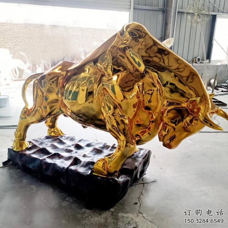 游乐场金牛雕塑厂家 现代电镀摆件 公园广场金牛雕塑 游乐场金牛雕塑厂家 现代电镀摆件 公园广场金牛雕塑