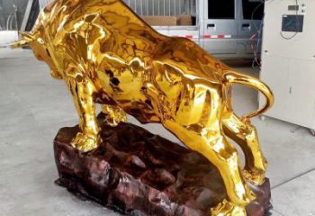 大门口金牛雕塑厂家 欧式宾馆摆件 风景区仿古金牛雕塑