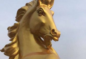 仿真骏马雕塑厂家 房地产异形小品 户外异形骏马雕塑
