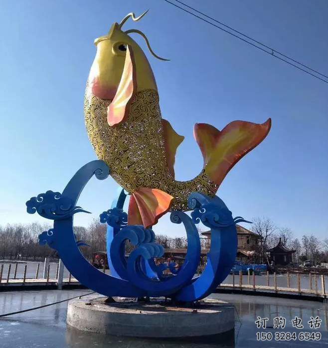 拉丝鱼跨环雕塑厂家 大型剪影摆件 游乐场异形鱼跨环雕塑 拉丝鱼跨环雕塑厂家 大型剪影摆件 游乐场异形鱼跨环雕塑