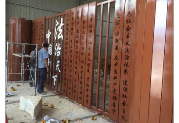 大型商场书简雕塑厂家 校园摆件 烤漆不锈钢书简雕塑