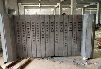 校园书简雕塑厂家 教育小品 户外不锈钢书简雕塑