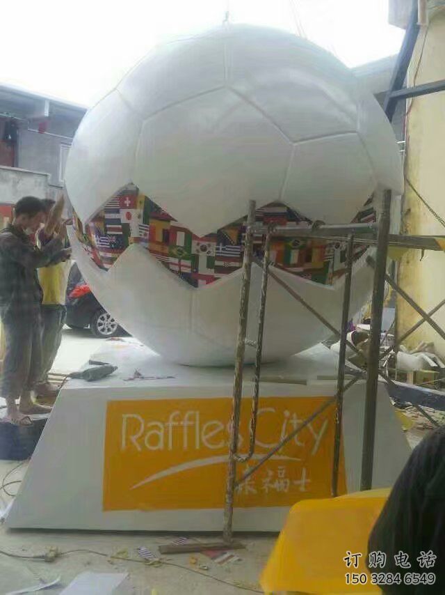 大型篮球雕塑厂家 公园小品 户外不锈钢篮球雕塑