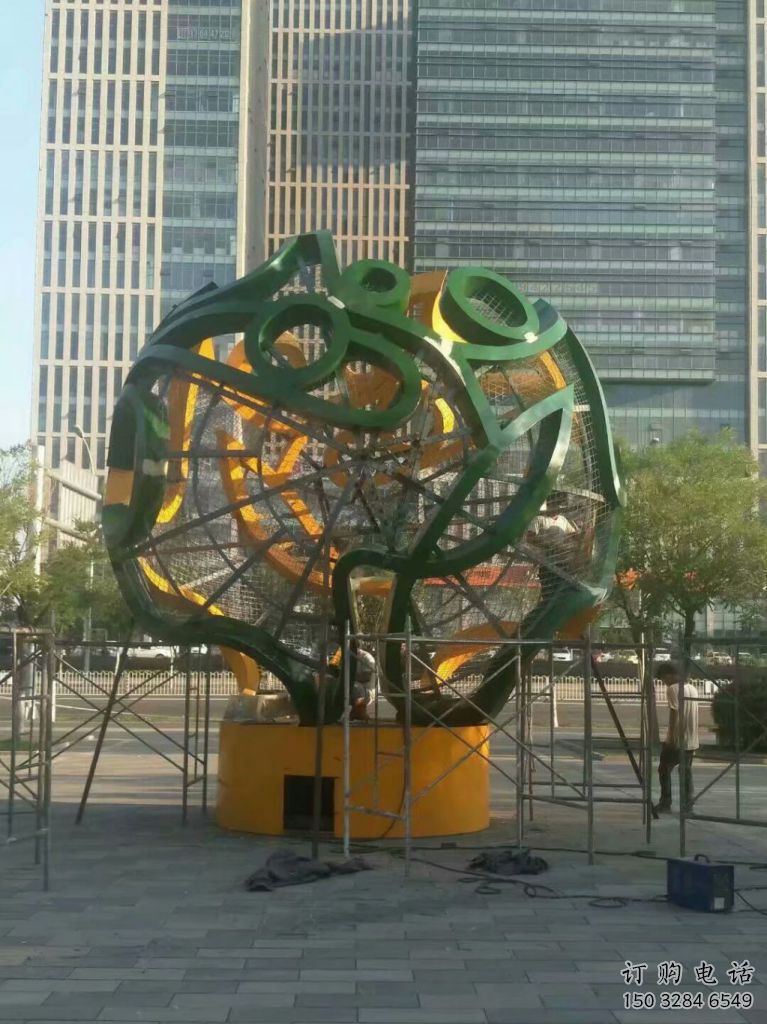 喷漆圆球雕塑厂家 中式村口小品 广场不锈钢圆球雕塑 喷漆圆球雕塑厂家 中式村口小品 广场不锈钢圆球雕塑
