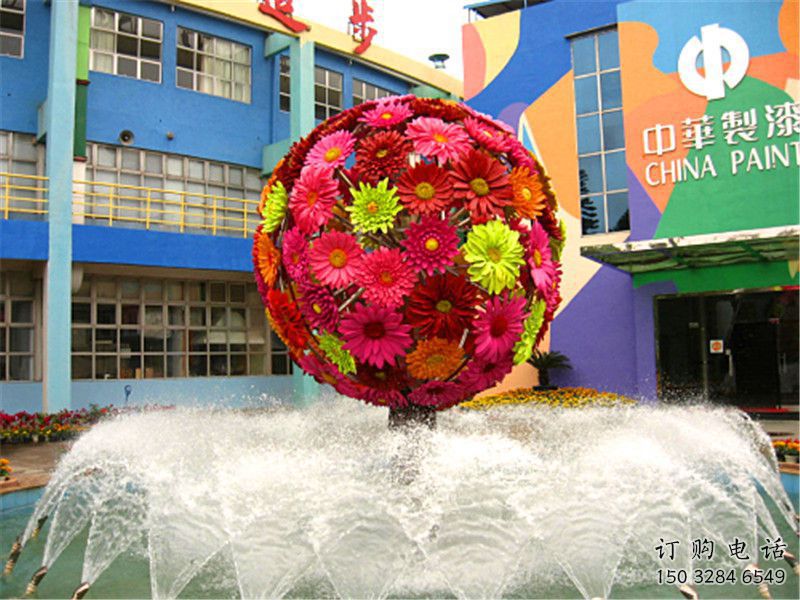 彩绘圆球雕塑厂家 悬空水景摆件 大型不锈钢圆球雕塑 彩绘圆球雕塑厂家 悬空水景摆件 大型不锈钢圆球雕塑