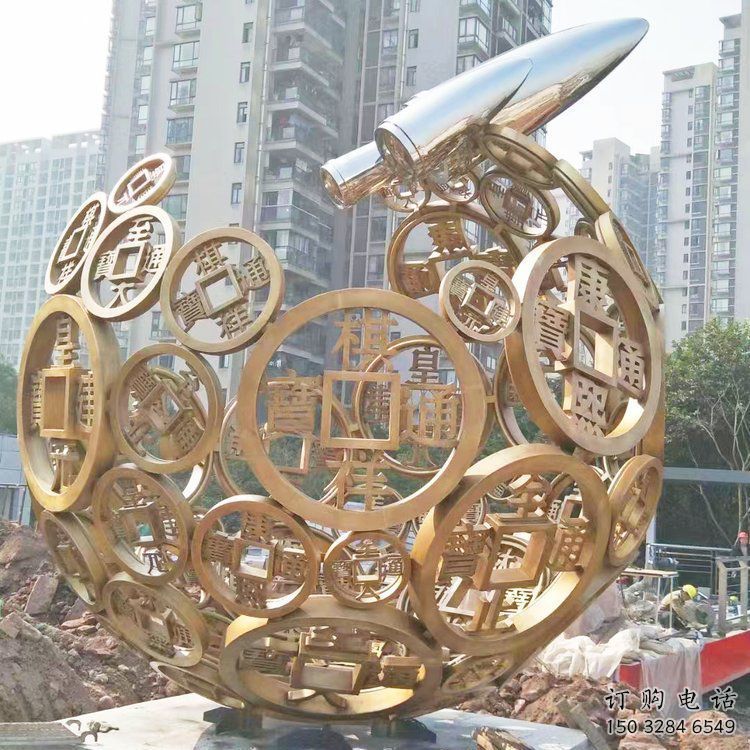 镀金星球雕塑厂家 拉丝公园小品 步行街不锈钢星球雕塑 镀金星球雕塑厂家 拉丝公园小品 步行街不锈钢星球雕塑