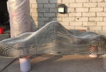 钢管假山雕塑厂家 异形公园小品 户外不锈钢假山雕塑