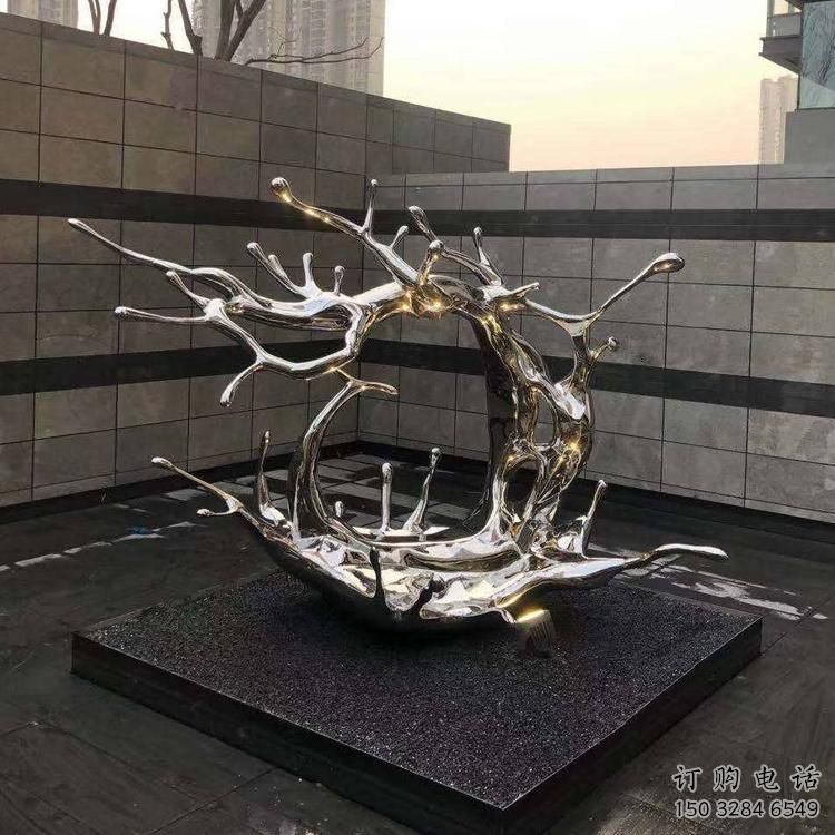 几何水浪雕塑厂家 现代创意小品 欧式不锈钢水浪雕塑生产 几何水浪雕塑厂家 现代创意小品 欧式不锈钢水浪雕塑生产