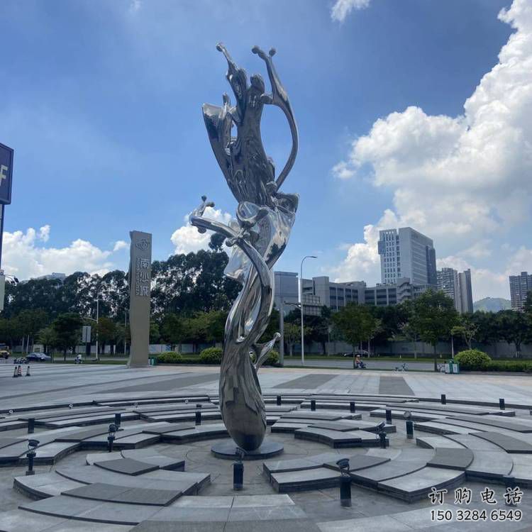 镜面波浪雕塑厂家 现代街头小品 欧式不锈钢波浪雕塑生产 镜面波浪雕塑厂家 现代街头小品 欧式不锈钢波浪雕塑生产