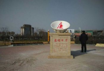 现代大碗雕塑厂家 广场小品 中式不锈钢大碗雕塑