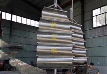 现代帆船雕塑厂家 创意小品 户外不锈钢帆船雕塑
