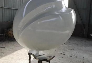 抽象鸡蛋雕塑厂家 欧式小品 户外不锈钢鸡蛋雕塑生产