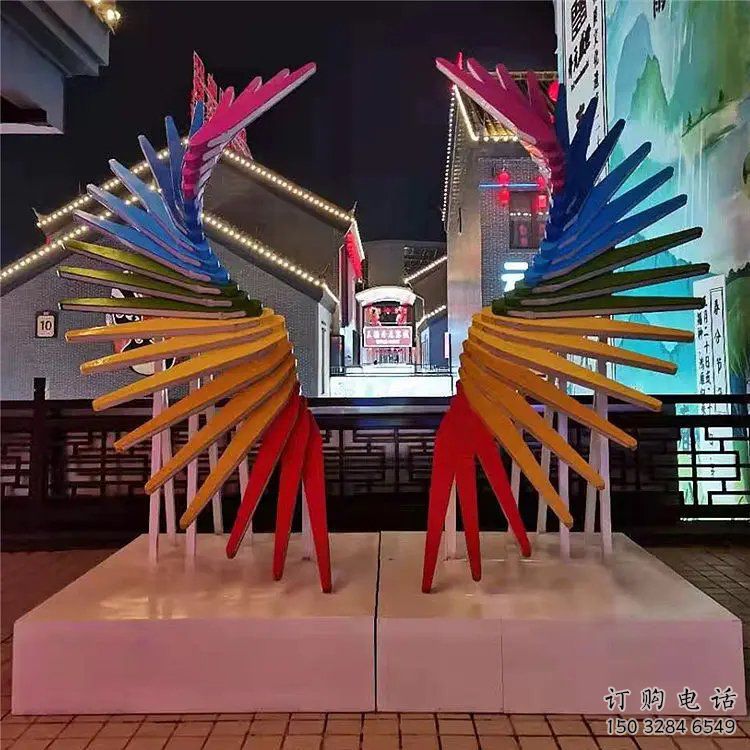 欧式凤尾雕塑厂家 抽象摆件 烤漆不锈钢凤尾雕塑生产 欧式凤尾雕塑厂家 抽象摆件 烤漆不锈钢凤尾雕塑生产
