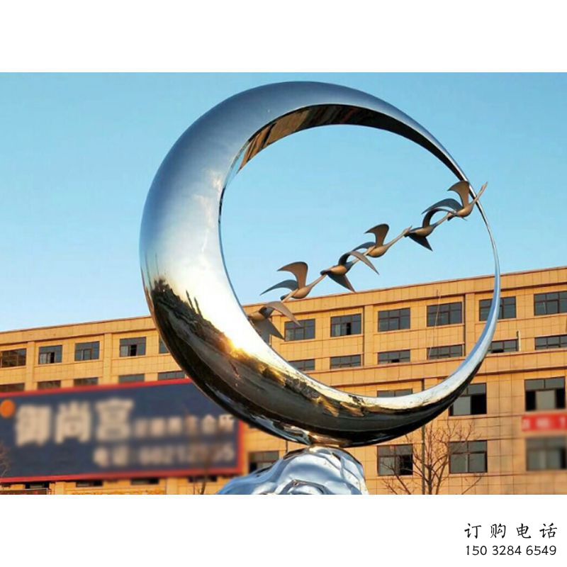 欧式环形雕塑厂家 抽象摆件 镜面不锈钢环形雕塑生产 欧式环形雕塑厂家 抽象摆件 镜面不锈钢环形雕塑生产