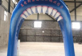 庭院拱门雕塑厂家 现代小品 大型不锈钢拱门雕塑制作