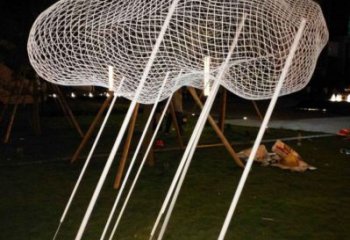 镂空云梯雕塑厂家 公园小品 住宅小区不锈钢云梯雕塑生产