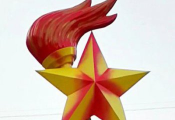 大型火焰雕塑厂家 锻造小品 烤漆不锈钢火焰雕塑生产
