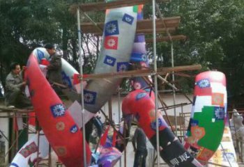 异形丝带雕塑厂家 现代公园小品 广场不锈钢丝带雕塑价格