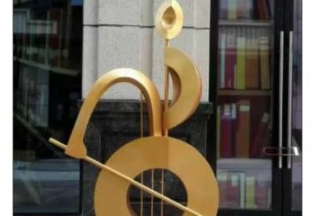 庭院音符雕塑厂家 烤漆小品 锻造不锈钢音符雕塑价格