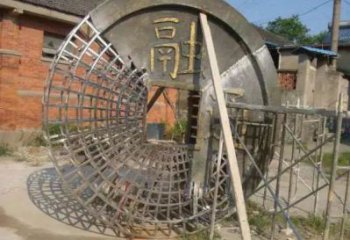 镂空铜钱雕塑厂家 园林小品 住宅小区铜钱雕塑生产制作