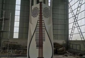 创意提琴雕塑厂家 音乐小品 公园不锈钢提琴雕塑制作