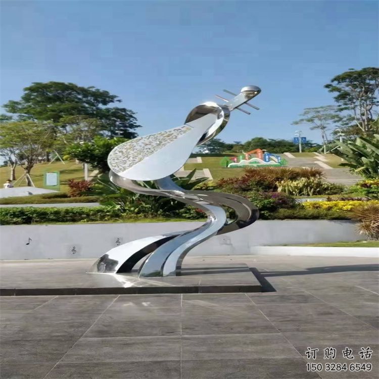 镜面大提琴雕塑厂家 大型摆件 抽象不锈钢大提琴雕塑制作 镜面大提琴雕塑厂家 大型摆件 抽象不锈钢大提琴雕塑制作