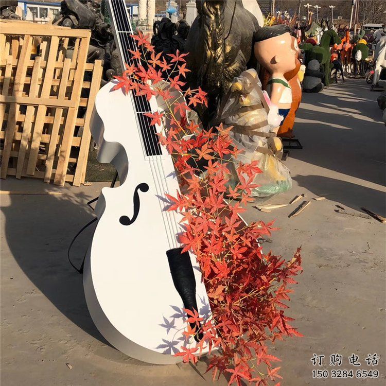 商业街小提琴雕塑厂家 音乐摆件 烤漆不锈钢小提琴雕塑 商业街小提琴雕塑厂家 音乐摆件 烤漆不锈钢小提琴雕塑