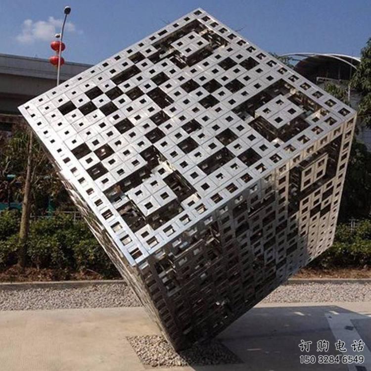 镂空二维码雕塑厂家 园林小品 现代不锈钢二维码雕塑厂家 镂空二维码雕塑厂家 园林小品 现代不锈钢二维码雕塑厂家