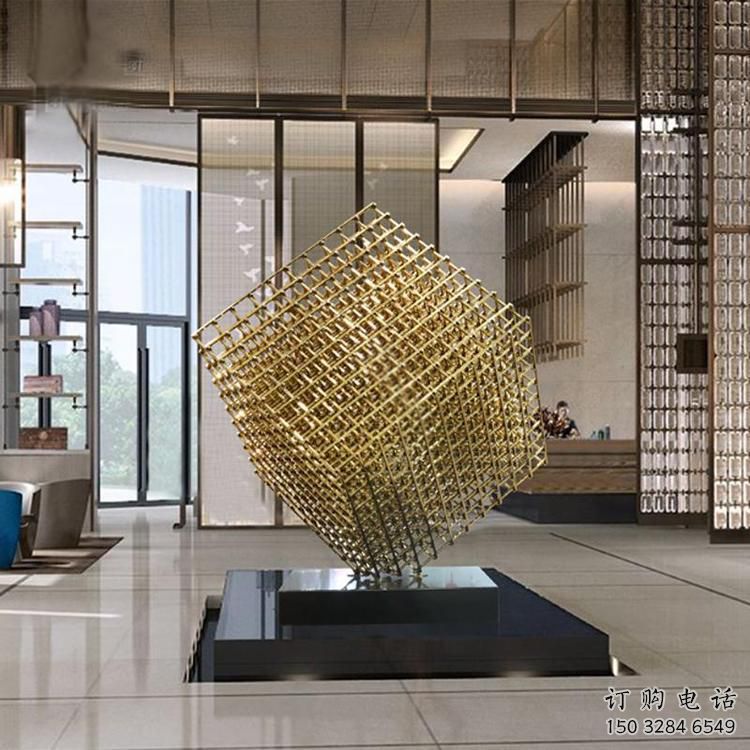 创意方格雕塑厂家 现代小品 酒店不锈钢方格雕塑厂家 创意方格雕塑厂家 现代小品 酒店不锈钢方格雕塑厂家