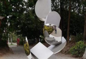 异形几何体雕塑厂家 现代小品 大型不锈钢几何体雕塑厂