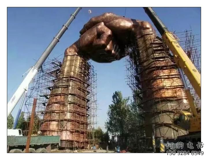 大型握手雕塑厂家 锻造小品 户外不锈钢握手雕塑厂 大型握手雕塑厂家 锻造小品 户外不锈钢握手雕塑厂