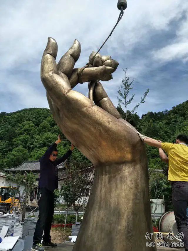 户外佛手雕塑厂家 喷漆小品 广场不锈钢佛手雕塑厂 户外佛手雕塑厂家 喷漆小品 广场不锈钢佛手雕塑厂