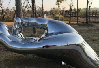 现代拈花指雕塑厂家 大型别墅区摆件 镜面不锈钢拈花指雕塑厂