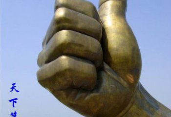 喷漆拇指雕塑厂家 中式小品 大型不锈钢拇指雕塑厂