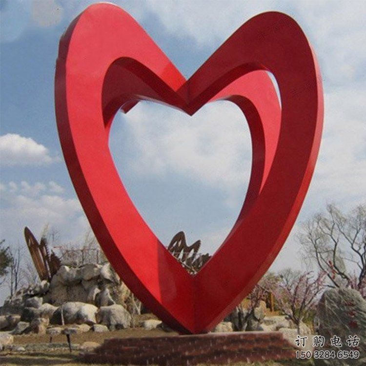 欧式爱心雕塑厂家 抽象摆件 大型不锈钢爱心雕塑厂 欧式爱心雕塑厂家 抽象摆件 大型不锈钢爱心雕塑厂