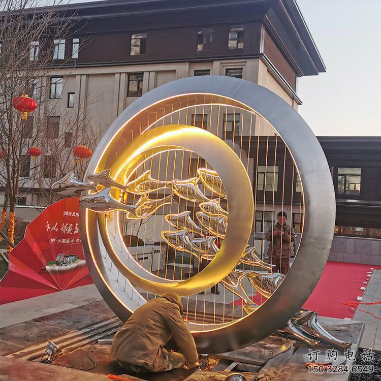 喷漆圆盘雕塑厂家 中式小品 大型不锈钢圆盘雕塑生产 喷漆圆盘雕塑厂家 中式小品 大型不锈钢圆盘雕塑生产