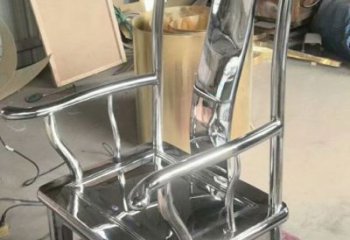 大型椅子雕塑厂家 公园小品 广场不锈钢椅子雕塑厂