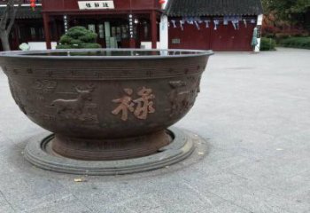 仿古大碗雕塑厂家 户外小品 广场不锈钢大碗雕塑厂