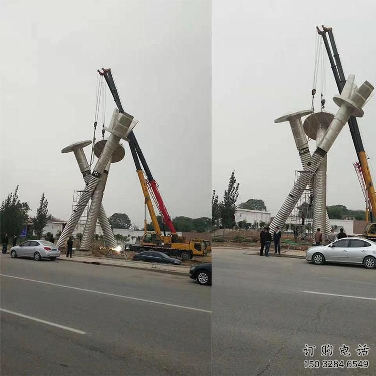 现代螺丝雕塑厂家 大型别墅区摆件 抽象不锈钢螺丝雕塑厂 现代螺丝雕塑厂家 大型别墅区摆件 抽象不锈钢螺丝雕塑厂